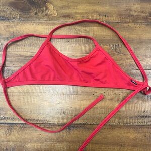 Red Jolyn Bikini Top